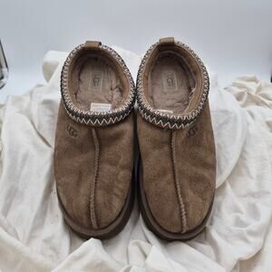 UGG Tazz Platform Slipper Clogs brown Womens size 8